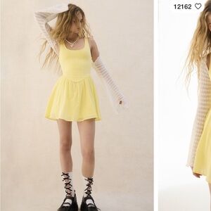 Urban Outfitters Daphne Drop-Waist Mini Dress